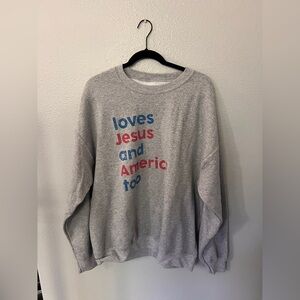 Gray USA Sweatshirt